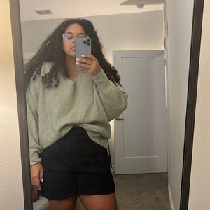 Green Oversized Sweater